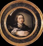 Francesco Parmigianino Self-portrait in a Convex Mirror France oil painting reproduction